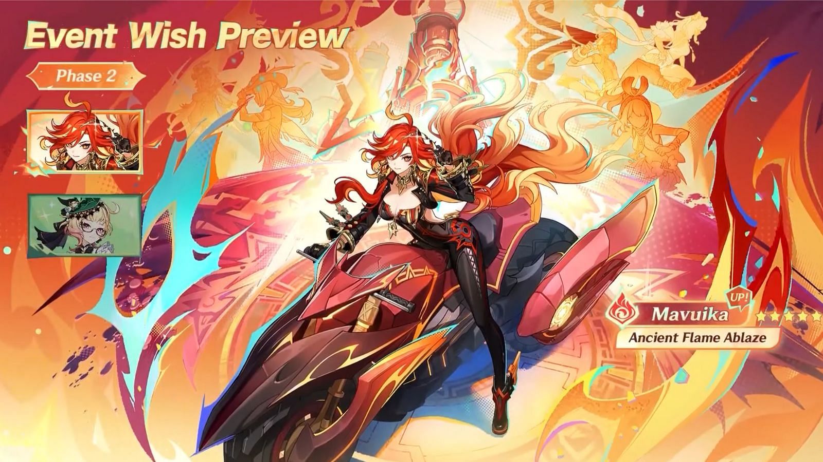 Mavuika will have her first re-run in Phase 2 of version 5.7 (Image via HoYoverse)